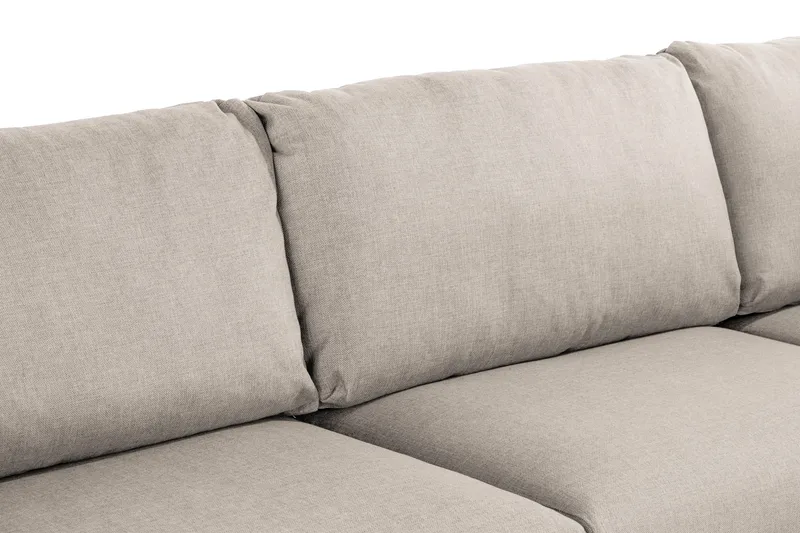 Trend 4-sits Högervänd L-formad Schäslongsoffa i Tyg 280 cm bred - Beige - Möbler - Soffa - Divansoffor & schäslongsoffa