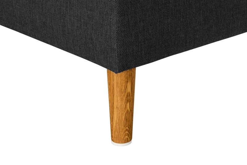 Trend 4-sits Högervänd L-formad Schäslongsoffa i Tyg - Svart - Möbler - Soffa - Divansoffor & schäslongsoffa