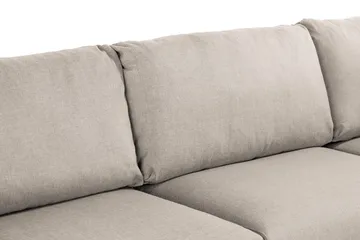 Trend 4-sits Vänstervänd L-formad Divansoffa i Tyg - Beige - Möbler - Soffa - Divansoffor & schäslongsoffa