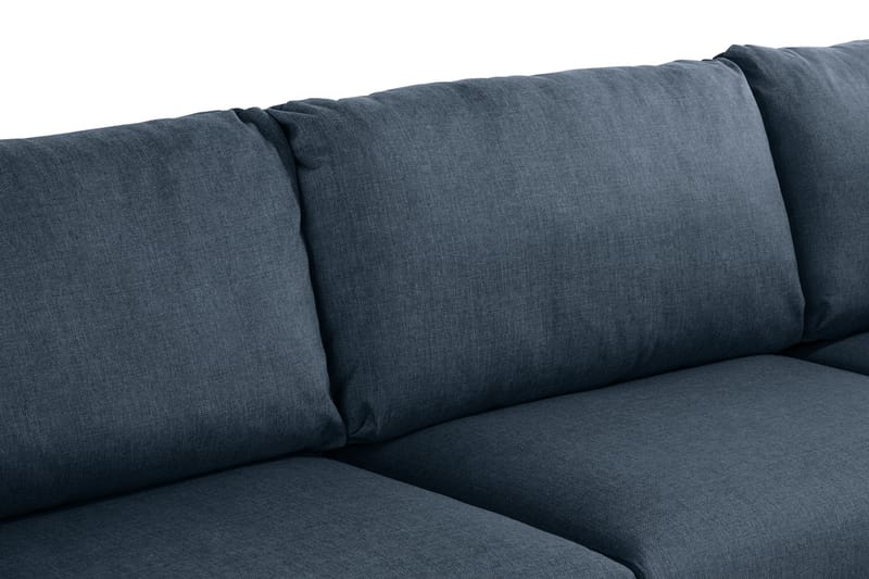 Trend 4-sits Vänstervänd L-formad Schäslongsoffa i Tyg - Blå - Möbler - Soffa - Divansoffor & schäslongsoffa