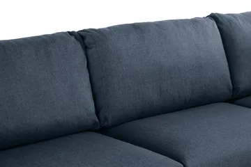 Trend 4-sits Vänstervänd L-formad Schäslongsoffa i Tyg - Blå - Möbler - Soffa - Divansoffor & schäslongsoffa