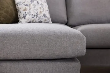 Trend 5-sits Vänstervänd U-formad Hörnsoffa med divan i Tyg - Grå - Möbler - Soffa - Hörnsoffa - Hörnsoffa med divan