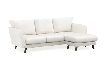 Trend Lyx 3-sits Divansoffa Höger - Vit - Möbler - Soffa - Divansoffor & schäslongsoffa