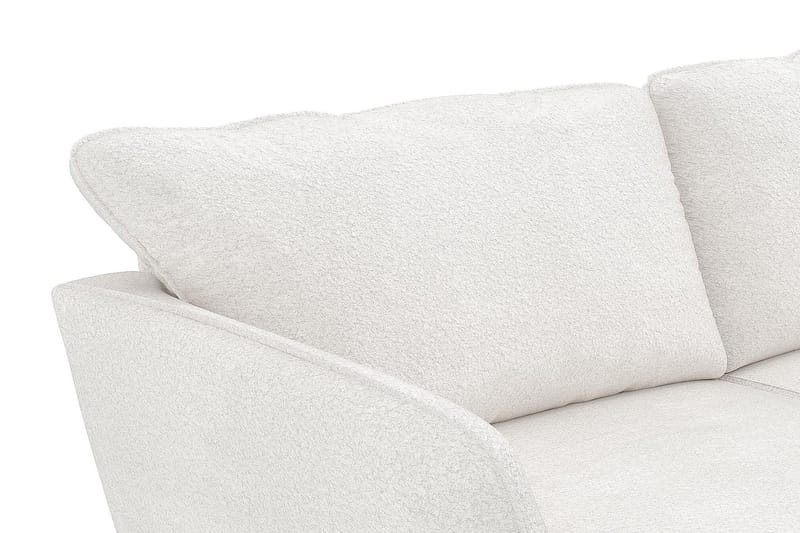 Trend Lyx 3-sits Divansoffa Höger - Vit|Bouclé - Möbler - Soffa - Divansoffor & schäslongsoffa