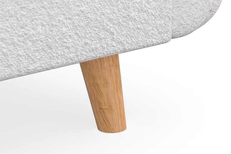 Trend Lyx 3-sits Divansoffa Höger - Vit|Bouclé - Divansoffor & schäslongsoffa - 4 sits soffa med divan