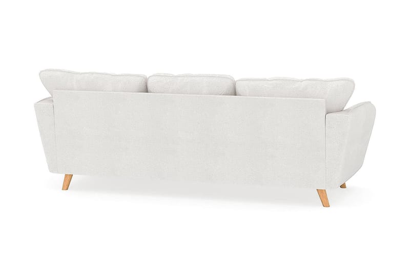 Trend Lyx 3-sits Divansoffa Höger - Vit|Bouclé - Möbler - Soffa - Divansoffor & schäslongsoffa - 4 sits soffa med divan