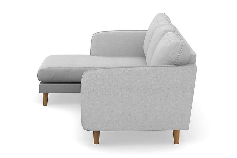 Trend Lyx 3-sits Divansoffa Vänster - Ljusgrå - Divansoffor & schäslongsoffa - 4 sits soffa med divan