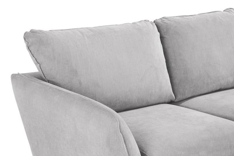 Trend Lyx 3-sits Divansoffa Vänster - Ljusgrå/Ek - Divansoffor & schäslongsoffa - 4 sits soffa med divan