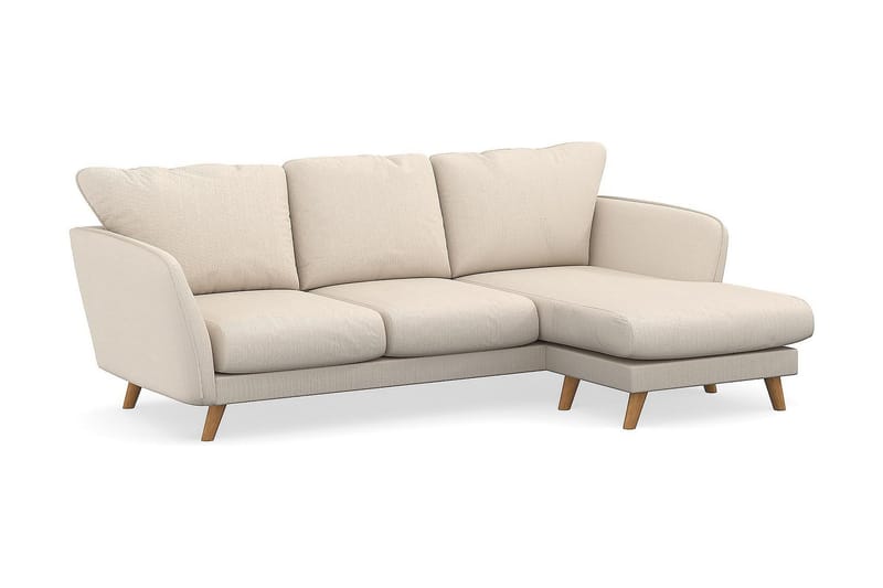 Trend Lyx 3-sits Högervänd L-formad Divansoffa i Manchester - Beige - Möbler - Soffa - Divansoffor & schäslongsoffa - 4 sits soffa med divan