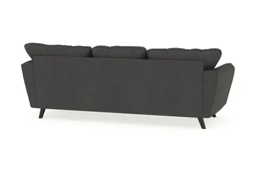 Trend Lyx 3-sits Högervänd L-formad Divansoffa i Manchester - Mörkgrå - Möbler - Soffa - Divansoffor & schäslongsoffa