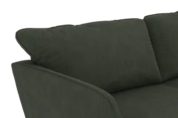 Trend Lyx 3-sits Högervänd L-formad Divansoffa i Manchester - Mörkgrön - Möbler - Soffa - Divansoffor & schäslongsoffa