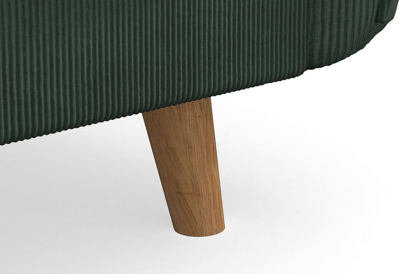 Trend Lyx 3-sits Högervänd L-formad Divansoffa i Manchester - Mörkgrön - Möbler - Soffa - Divansoffor & schäslongsoffa