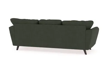 Trend Lyx 3-sits Högervänd L-formad Divansoffa i Manchester - Mörkgrön - Möbler - Soffa - Divansoffor & schäslongsoffa