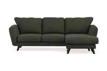 Trend Lyx 3-sits Högervänd L-formad Divansoffa i Manchester - Mörkgrön - Möbler - Soffa - Divansoffor & schäslongsoffa