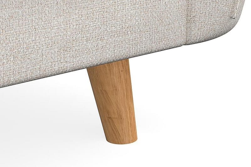 Trend Lyx 3-sits Högervänd L-formad Divansoffa i Tyg - Beige - Möbler - Soffa - Divansoffor & schäslongsoffa