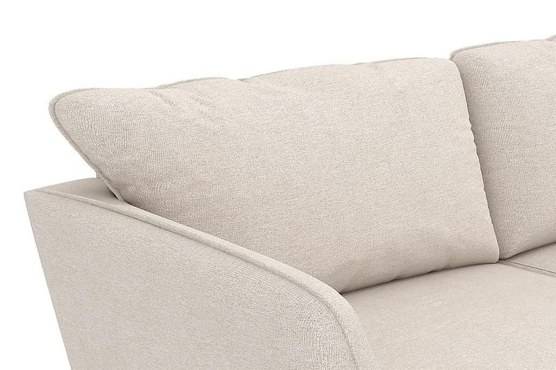 Trend Lyx 3-sits Högervänd L-formad Divansoffa i Tyg - Beige - Möbler - Soffa - Divansoffor & schäslongsoffa