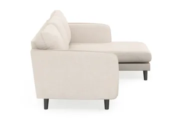 Trend Lyx 3-sits Högervänd L-formad Divansoffa i Tyg - Beige - Möbler - Soffa - Divansoffor & schäslongsoffa