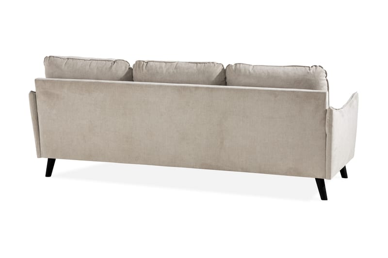 Trend Lyx 3-sits Högervänd L-formad Divansoffa i Tyg - Beige - Möbler - Soffa - Divansoffor & schäslongsoffa - 4 sits soffa med divan