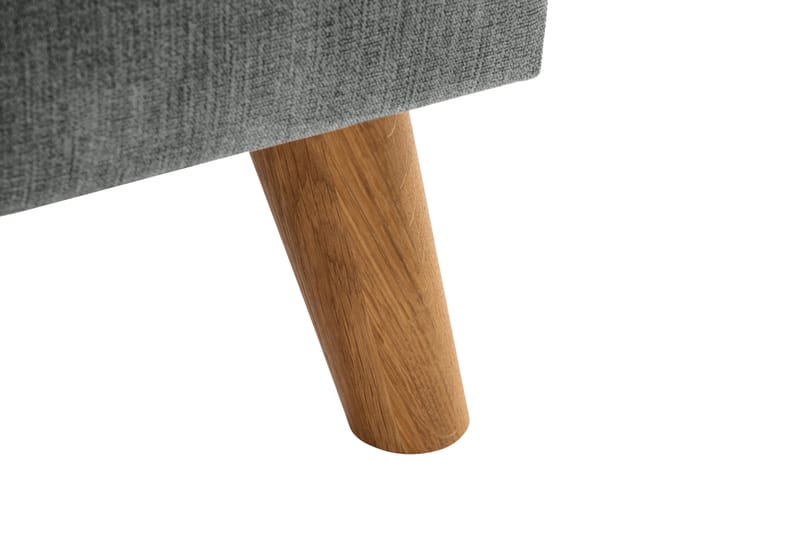 Trend Lyx 3-sits Högervänd L-formad Divansoffa i Tyg - Grå - Möbler - Soffa - Divansoffor & schäslongsoffa