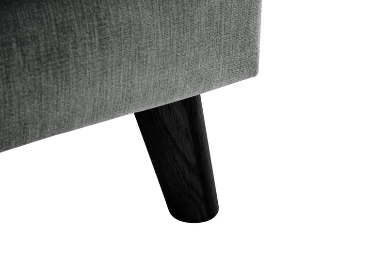 Trend Lyx 3-sits Högervänd L-formad Divansoffa i Tyg - Grå - Möbler - Soffa - Divansoffor & schäslongsoffa