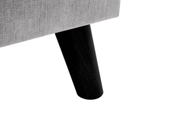 Trend Lyx 3-sits Högervänd L-formad Divansoffa i Tyg - Ljusgrå - Möbler - Soffa - Divansoffor & schäslongsoffa