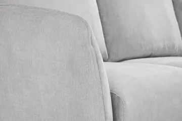 Trend Lyx 3-sits Högervänd L-formad Divansoffa i Tyg - Ljusgrå - Möbler - Soffa - Divansoffor & schäslongsoffa