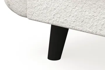 Trend Lyx 3-sits Vänstervänd L-formad Divansoffa i Bouclé - Vit - Möbler - Soffa - Divansoffor & schäslongsoffa