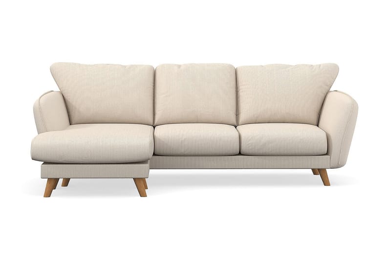 Trend Lyx 3-sits Vänstervänd L-formad Divansoffa i Manchester - Beige - Möbler - Soffa - Divansoffor & schäslongsoffa