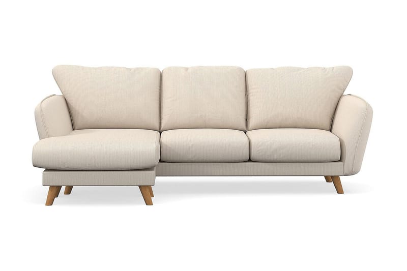Trend Lyx 3-sits Vänstervänd L-formad Divansoffa i Manchester - Beige - Möbler - Soffa - Divansoffor & schäslongsoffa - 4 sits soffa med divan