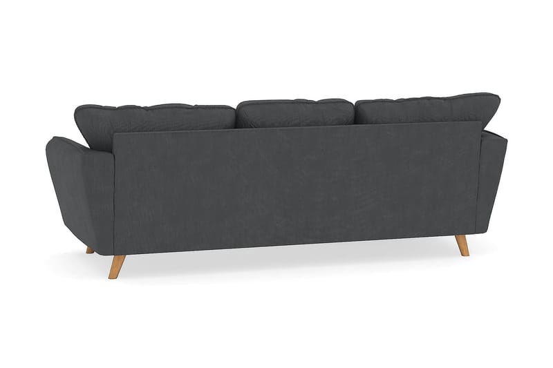 Trend Lyx 3-sits Vänstervänd L-formad Divansoffa i Manchester - Mörkgrå - Möbler - Soffa - Divansoffor & schäslongsoffa
