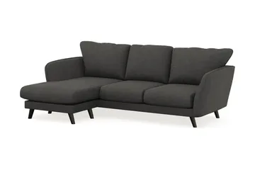 Trend Lyx 3-sits Vänstervänd L-formad Divansoffa i Manchester - Mörkgrå - Möbler - Soffa - Divansoffor & schäslongsoffa