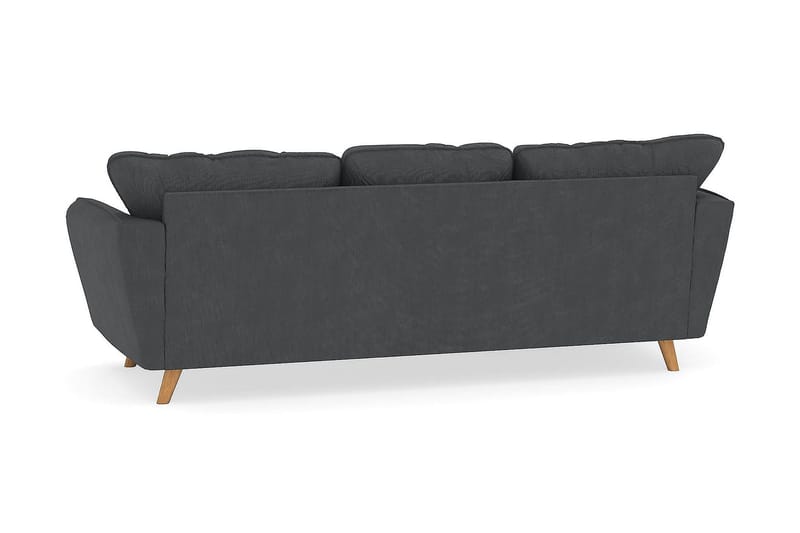 Trend Lyx 3-sits Vänstervänd L-formad Divansoffa i Manchester - Mörkgrå - Möbler - Soffa - Divansoffor & schäslongsoffa - 4 sits soffa med divan