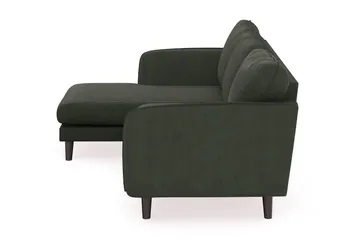 Trend Lyx 3-sits Vänstervänd L-formad Divansoffa i Manchester - Mörkgrön - Möbler - Soffa - Divansoffor & schäslongsoffa