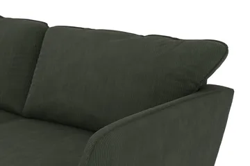 Trend Lyx 3-sits Vänstervänd L-formad Divansoffa i Manchester - Mörkgrön - Möbler - Soffa - Divansoffor & schäslongsoffa