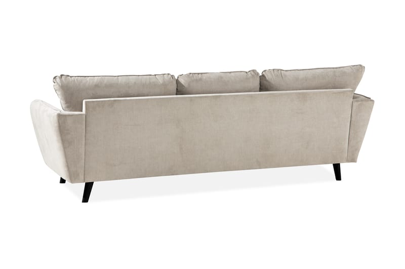 Trend Lyx 3-sits Vänstervänd L-formad Divansoffa i Tyg - Beige - Möbler - Soffa - Divansoffor & schäslongsoffa