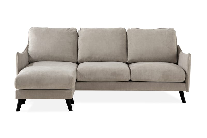 Trend Lyx 3-sits Vänstervänd L-formad Divansoffa i Tyg - Beige - Möbler - Soffa - Divansoffor & schäslongsoffa