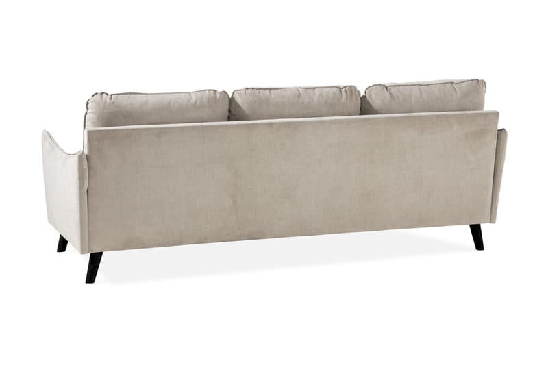 Trend Lyx 3-sits Vänstervänd L-formad Divansoffa i Tyg - Beige - Möbler - Soffa - Divansoffor & schäslongsoffa