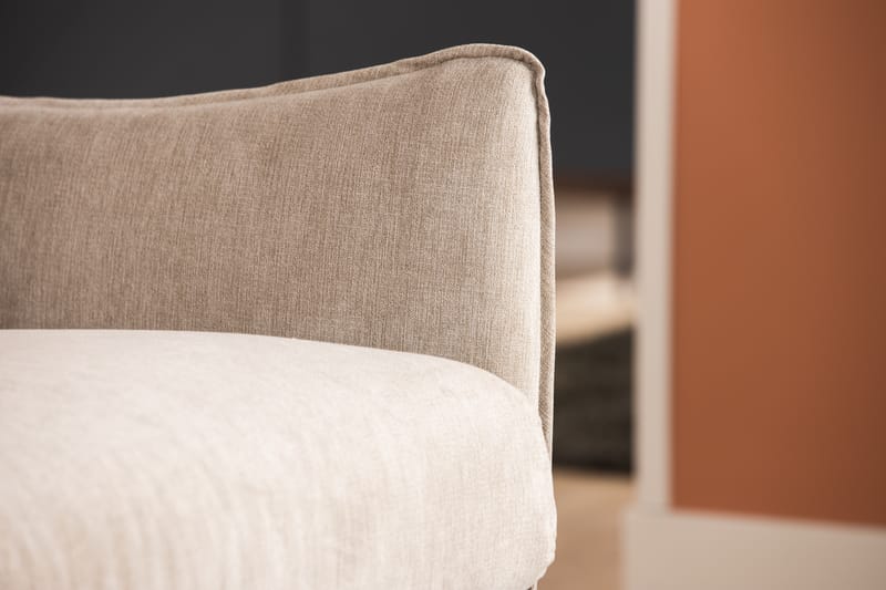 Trend Lyx 3-sits Vänstervänd L-formad Divansoffa i Tyg - Beige - Möbler - Soffa - Divansoffor & schäslongsoffa