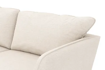 Trend Lyx 3-sits Vänstervänd L-formad Divansoffa i Tyg - Beige - Möbler - Soffa - Divansoffor & schäslongsoffa
