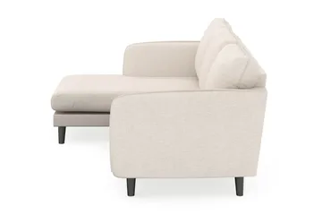 Trend Lyx 3-sits Vänstervänd L-formad Divansoffa i Tyg - Beige - Möbler - Soffa - Divansoffor & schäslongsoffa