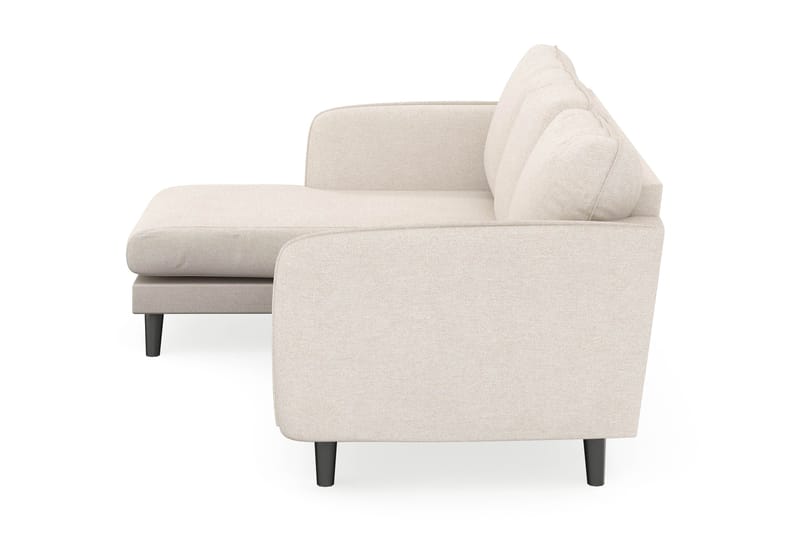 Trend Lyx 3-sits Vänstervänd L-formad Divansoffa i Tyg - Beige - Möbler - Soffa - Divansoffor & schäslongsoffa