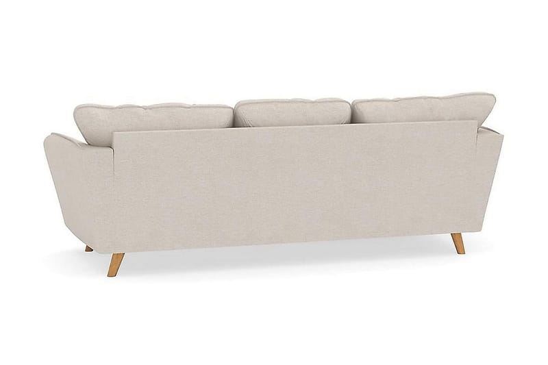 Trend Lyx 3-sits Vänstervänd L-formad Divansoffa i Tyg - Beige - Möbler - Soffa - Divansoffor & schäslongsoffa - 4 sits soffa med divan