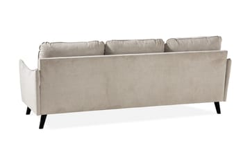 Trend Lyx 3-sits Vänstervänd L-formad Divansoffa i Tyg - Beige - Möbler - Soffa - Divansoffor & schäslongsoffa