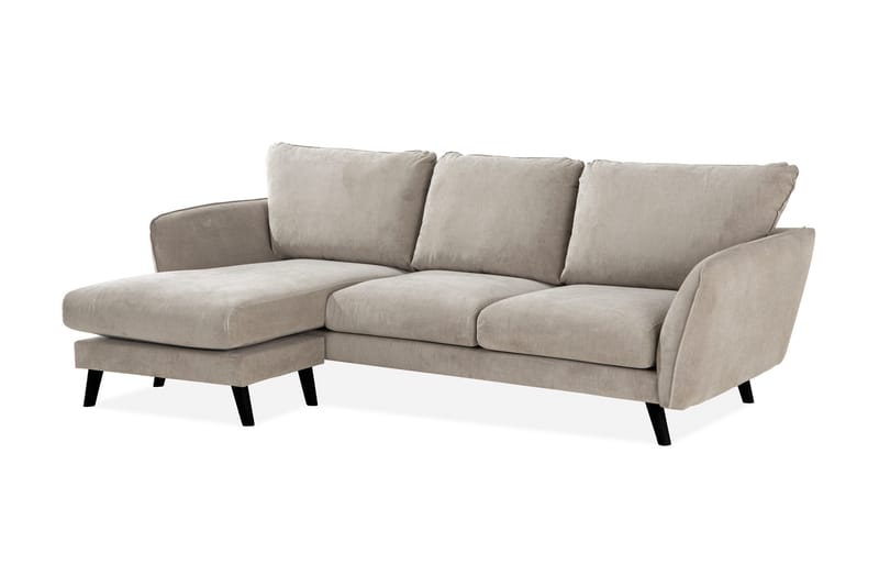 Trend Lyx 3-sits Vänstervänd L-formad Divansoffa i Tyg - Beige - Möbler - Soffa - Divansoffor & schäslongsoffa - 4 sits soffa med divan