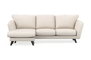 Trend Lyx 3-sits Vänstervänd L-formad Divansoffa i Tyg - Beige - Möbler - Soffa - Divansoffor & schäslongsoffa