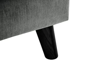 Trend Lyx 3-sits Vänstervänd L-formad Divansoffa i Tyg - Grå - Möbler - Soffa - Divansoffor & schäslongsoffa