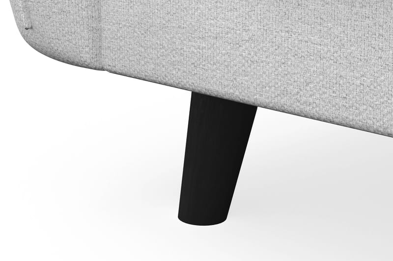 Trend Lyx 3-sits Vänstervänd L-formad Divansoffa i Tyg - Ljusgrå - Möbler - Soffa - Divansoffor & schäslongsoffa
