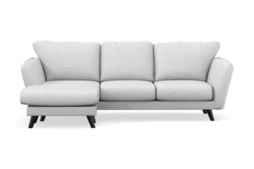 Trend Lyx 3-sits Vänstervänd L-formad Divansoffa i Tyg - Ljusgrå - Möbler - Soffa - Divansoffor & schäslongsoffa