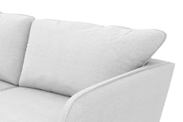 Trend Lyx 3-sits Vänstervänd L-formad Divansoffa i Tyg - Ljusgrå - Möbler - Soffa - Divansoffor & schäslongsoffa