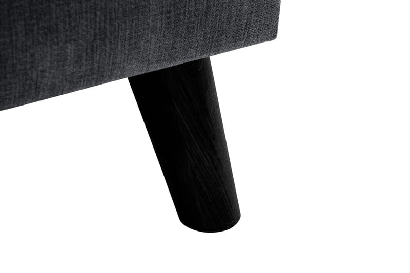 Trend Lyx 3-sits Vänstervänd L-formad Divansoffa i Tyg - Mörkgrå - Möbler - Soffa - Divansoffor & schäslongsoffa